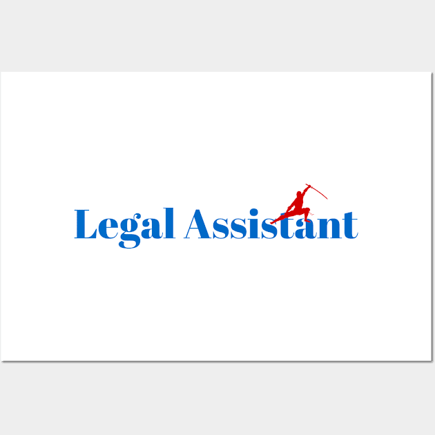 Master Legal Assistant Ninja Wall Art by ArtDesignDE